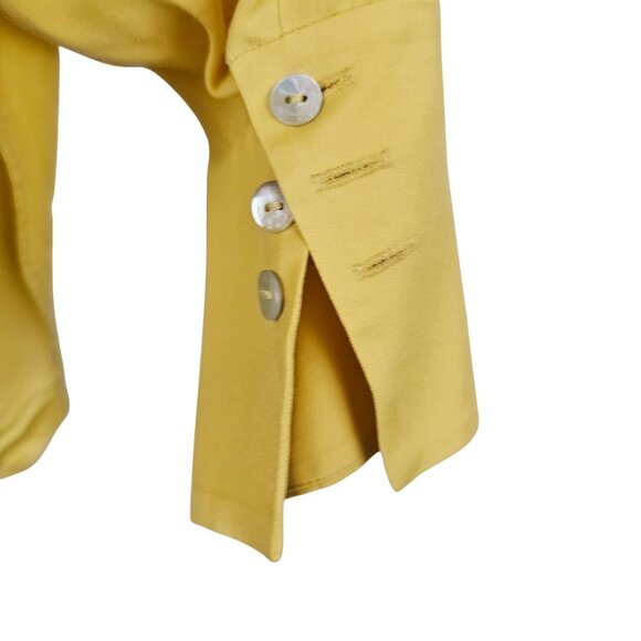 Boho Western Cowgirl Romantic VTG Inspo Eyelet Lace Top Yellow & Other Stories 6 - Picture 7 of 15